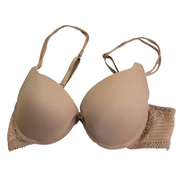 Wacoal Tan Full Coverage Adjustable Straps Underwire T-Shirt Bra Size 32C - Picture 1 of 9